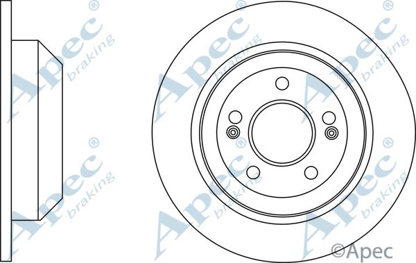 APEC BRAKING Jarrulevy DSK2764